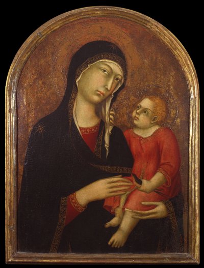 Madonna met Kind door Simone Martini